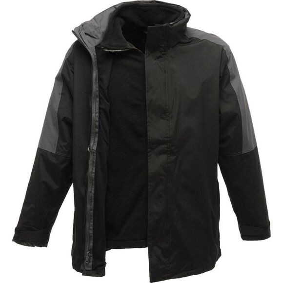 Regatta Defender III Mens 3-in-1 Waterproof Windproof Casual  Jacket /Coat / Bla - Picture 2 of 8